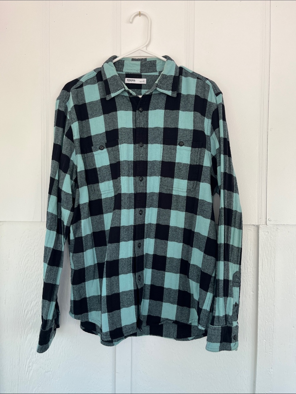 Sonoma men’s buffalo plaid button down